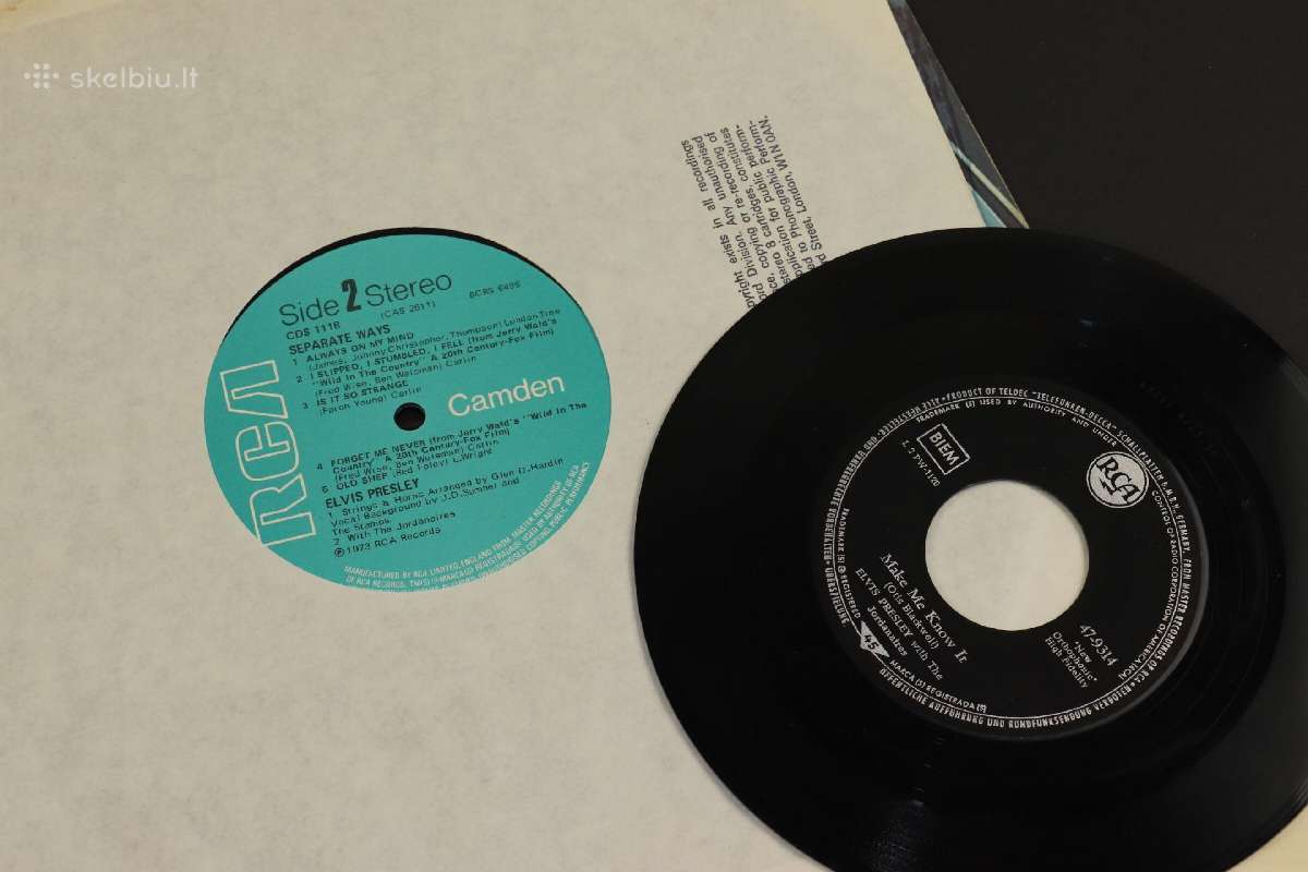 "Elvis Presley" venilai (2 vient.) kaina 30eurai - nuotraukos Nr. 5