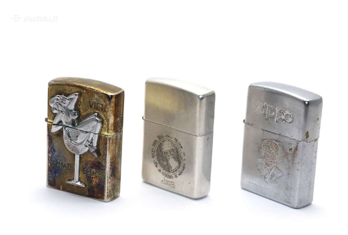 Benzininės žiepkės Zippo Amerika kaina už visas100