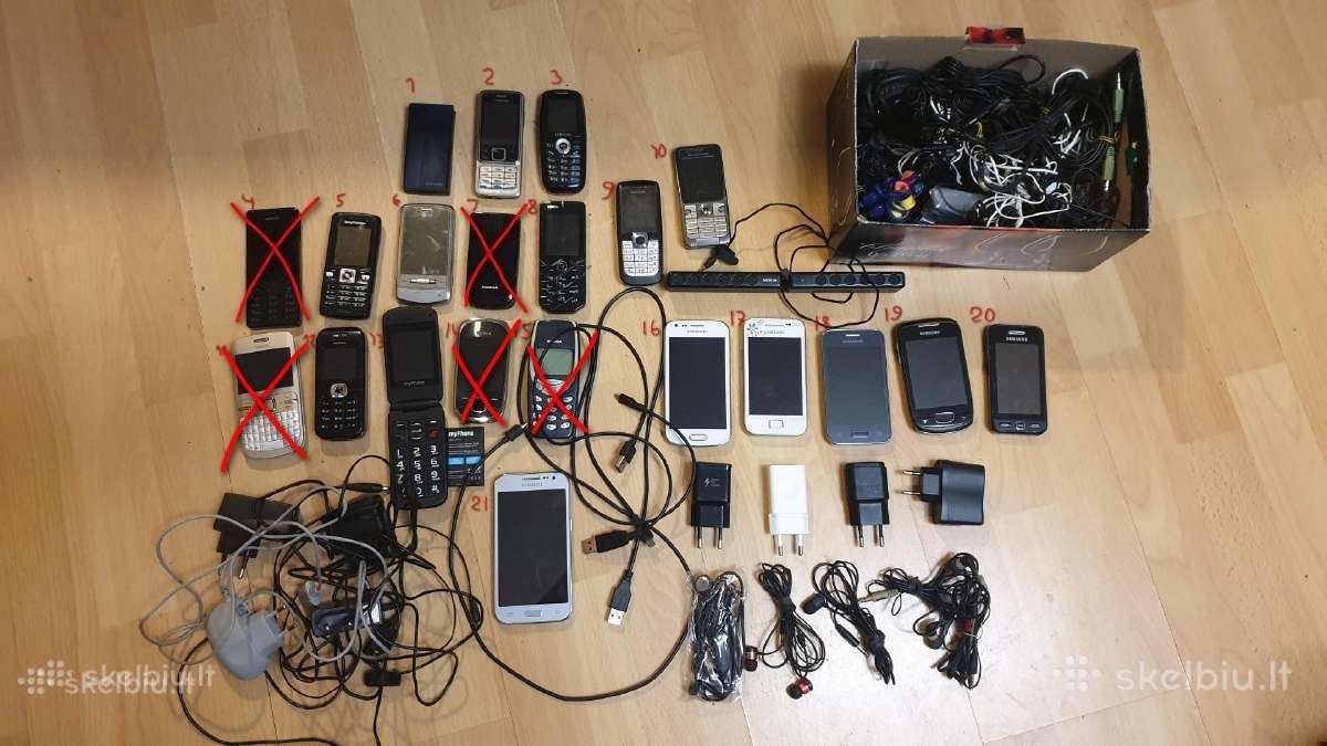 Mygtukų telefonai ir išmanieji telefonai