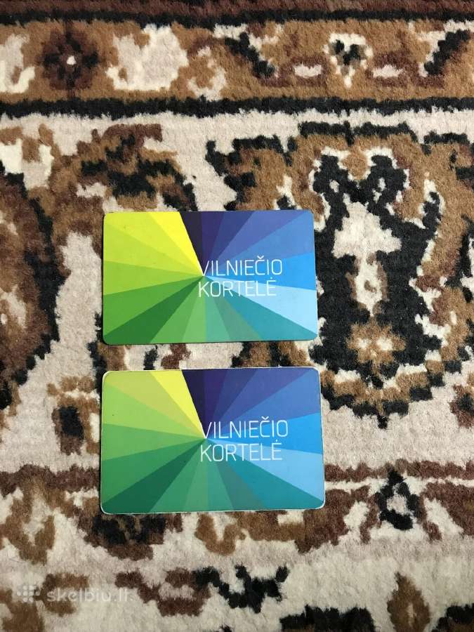 Vilniečio/judu kortelės. Public transport cards - nuotraukos Nr. 2