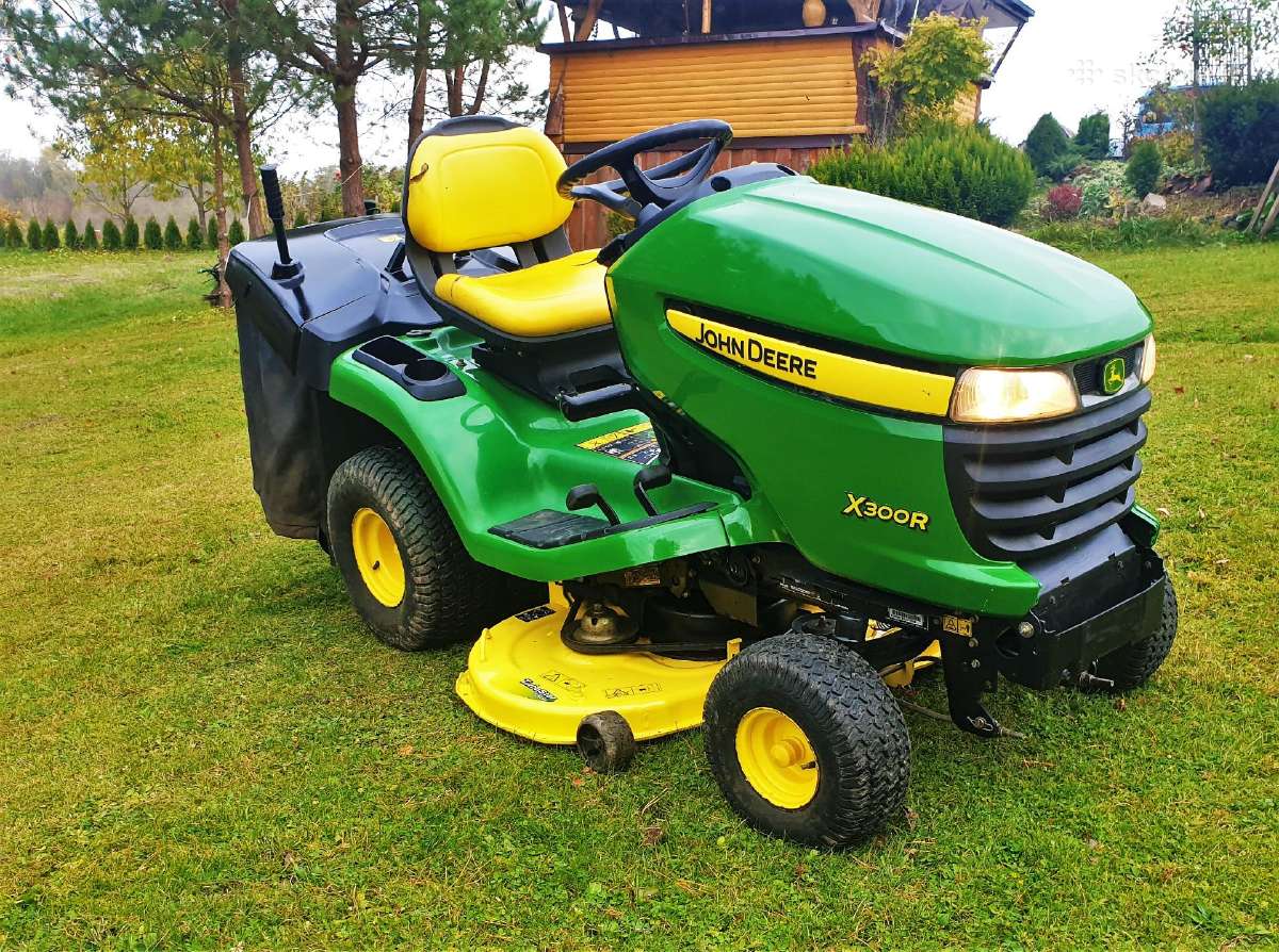 Sodo Traktoriukas John Deere X300r - nuotraukos Nr. 18