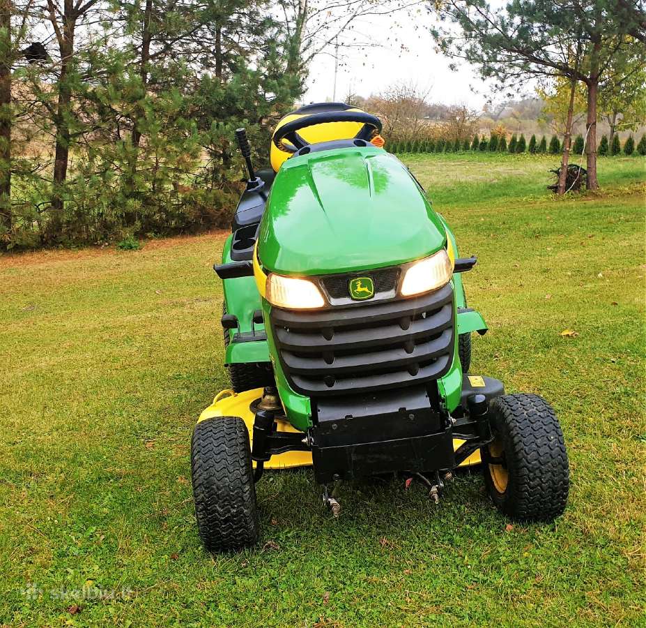 Sodo Traktoriukas John Deere X300r - nuotraukos Nr. 17