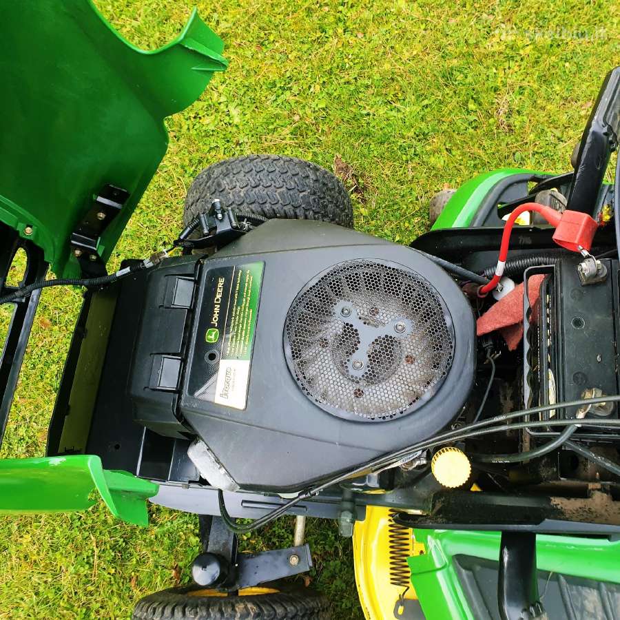 Sodo Traktoriukas John Deere X300r - nuotraukos Nr. 9