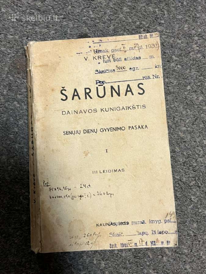 Šarūnas Dainavos kun. Senųjų Dienų (4 Tomai)
