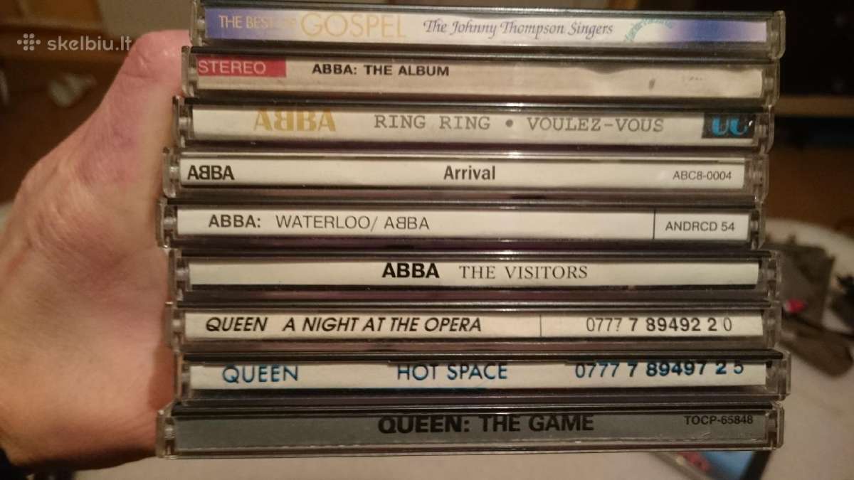 Queen, Abba kompaktiniai diskai