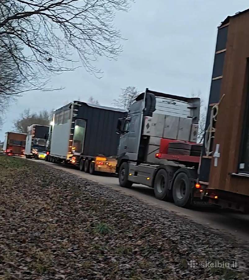 Modulinių namų transportavimas, namų tranaportavim - nuotraukos Nr. 11