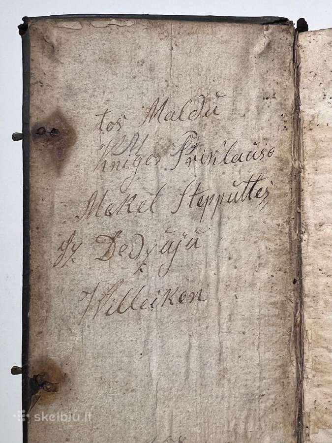 Jono Arnto Rojaus darželis,tilžė 1860 m maldaknygė - nuotraukos Nr. 5