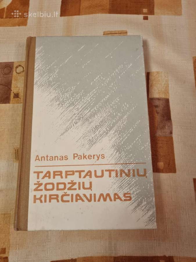 Tarptautinių žodžių kirčiavimas