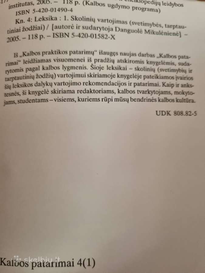 Leksika - skolinių vartojimas - nuotraukos Nr. 3