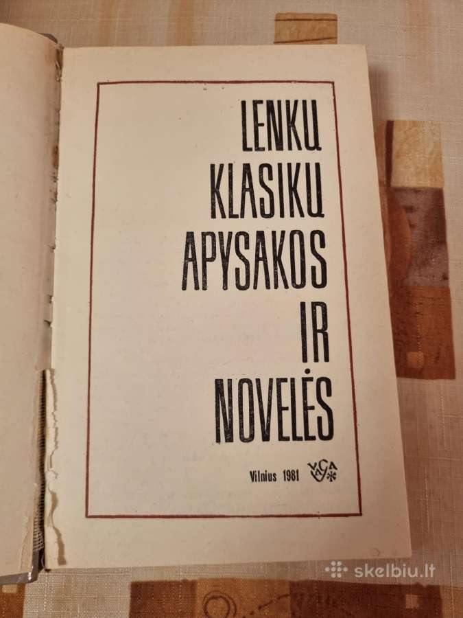 Lenkų klasikų apysakos ir novelės - nuotraukos Nr. 2