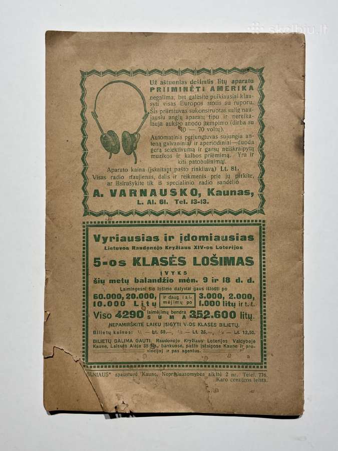 Laikraštis Vilniui vaduoti Mūsų Vilnius 1929 3 (5) - nuotraukos Nr. 2
