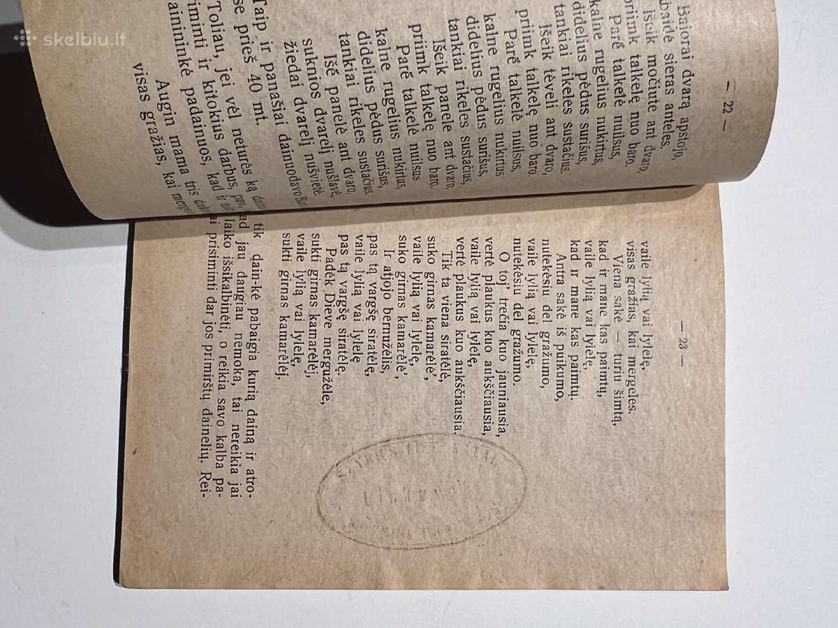 Knyga Tautosakos rinkėjo darbas. 1929 m. Linkuva - nuotraukos Nr. 5