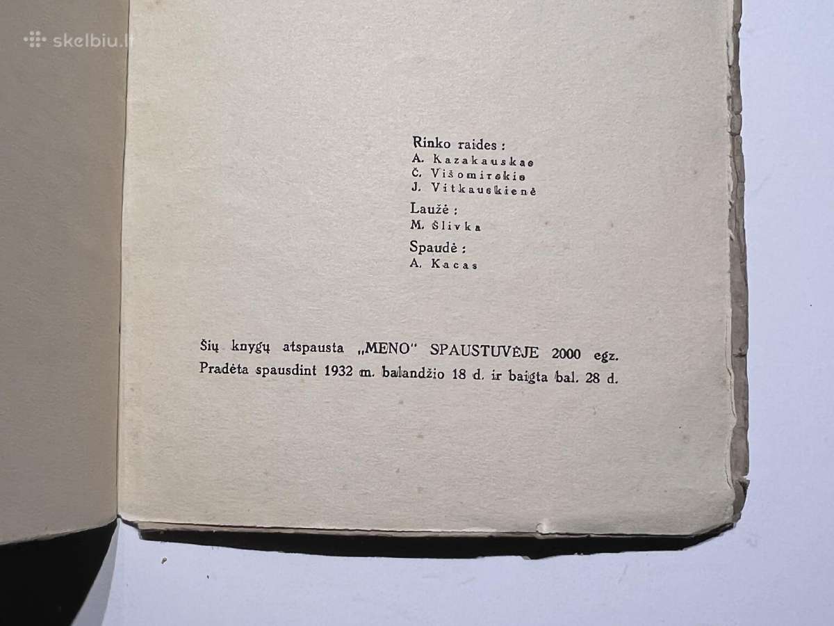 Knyga: Milžino paunksmė Balys Sruoga 1932 m. - nuotraukos Nr. 5