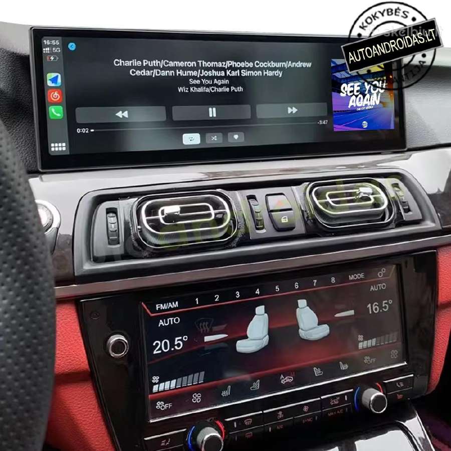 Bmw 5 F10 F11 2010-17 Android multimedia carplay