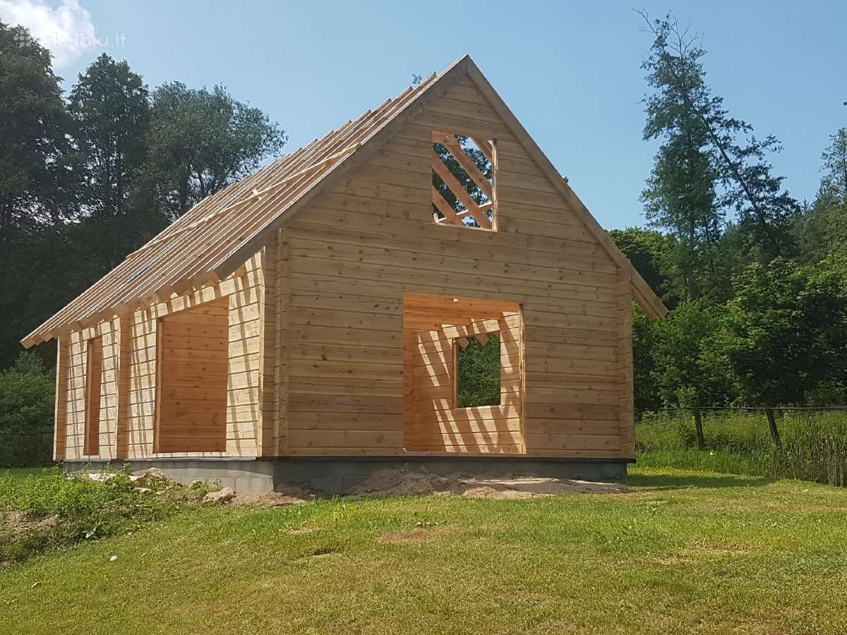 Rąstiniai namai, rąstines pirtys, vasarnamiai. - nuotraukos Nr. 7