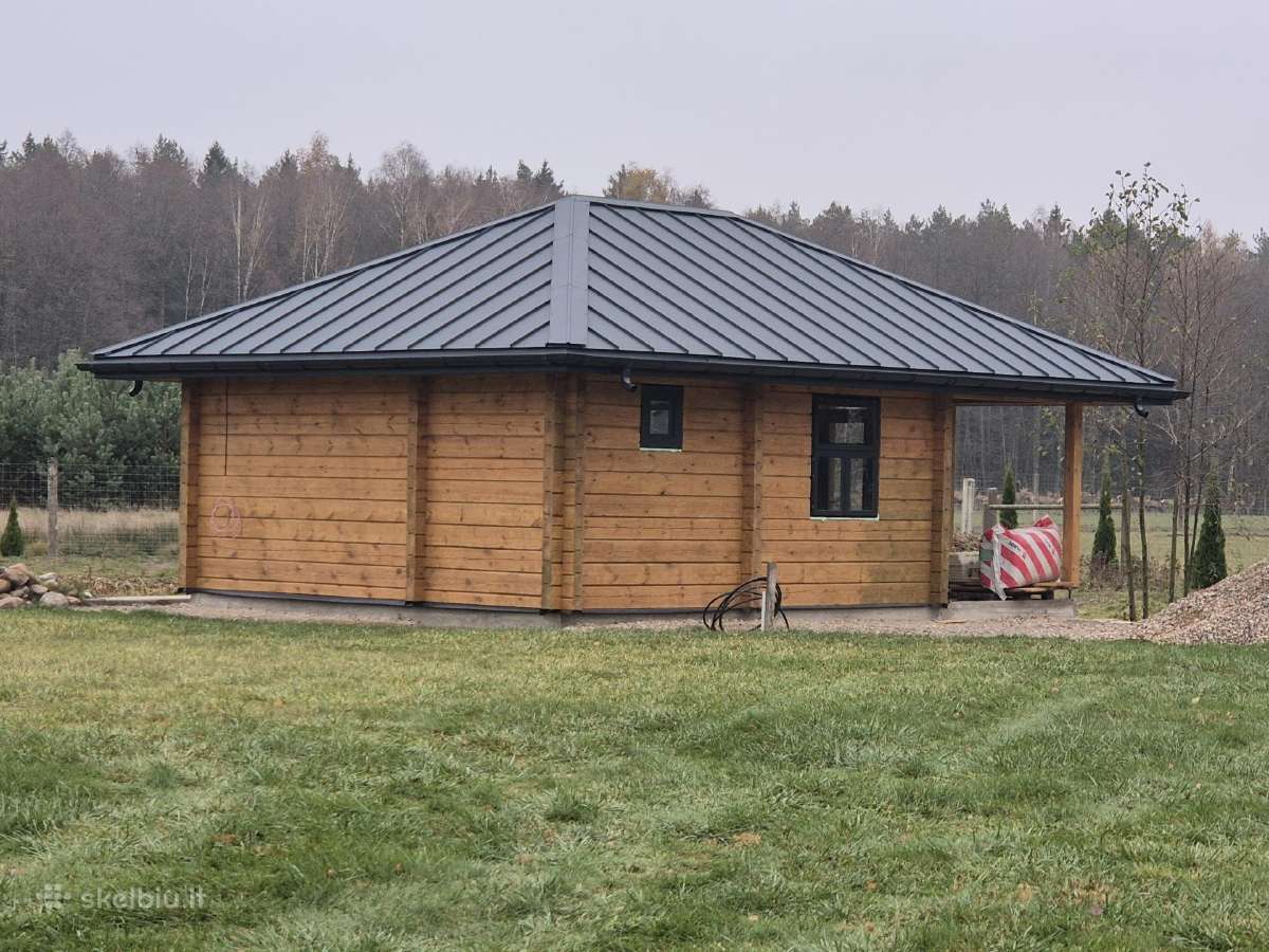 Rąstiniai namai, rąstines pirtys, vasarnamiai. - nuotraukos Nr. 30