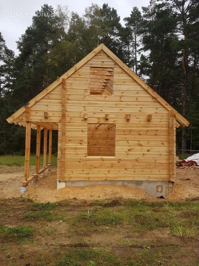 Rąstiniai namai, rąstines pirtys, vasarnamiai. - nuotraukos Nr. 33