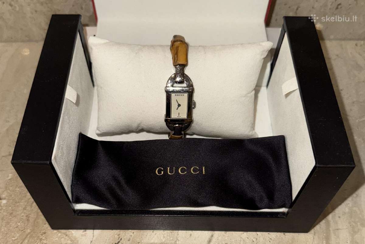 Parduodamas Gucci 6800l Bamboo laikrodis - nuotraukos Nr. 2