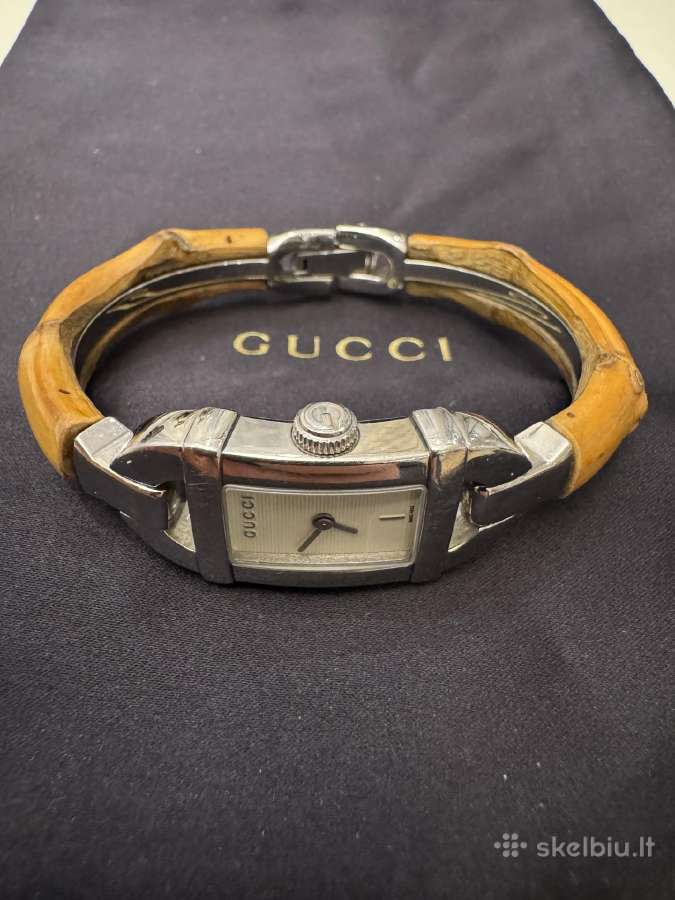 Parduodamas Gucci 6800l Bamboo laikrodis - nuotraukos Nr. 3