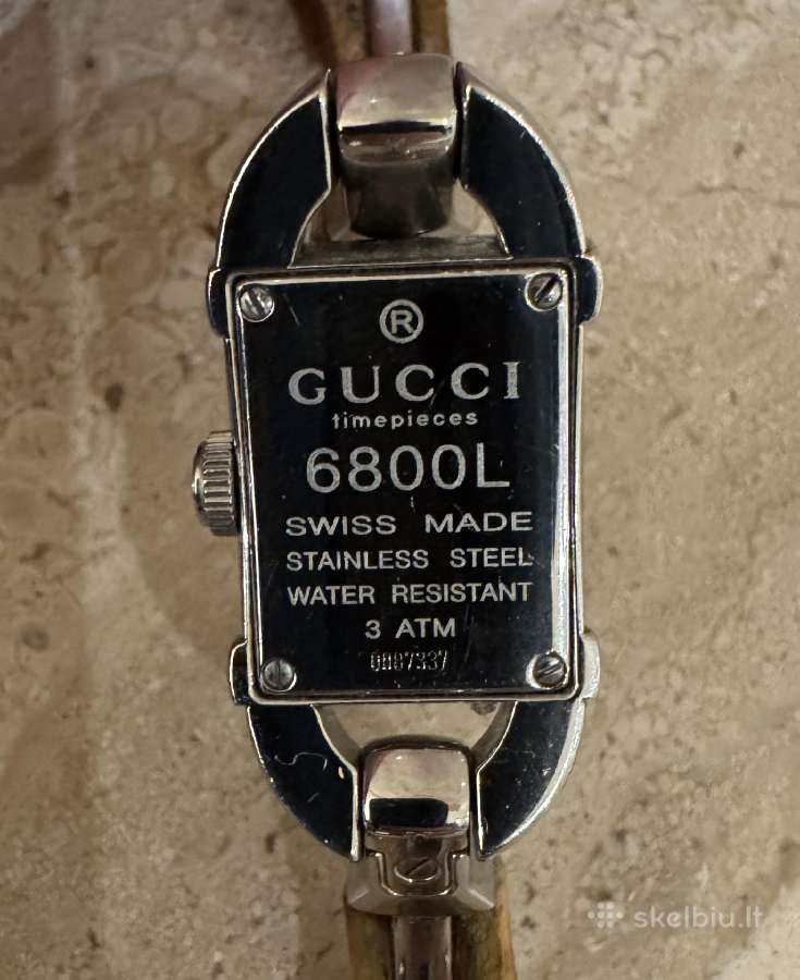 Parduodamas Gucci 6800l Bamboo laikrodis - nuotraukos Nr. 4