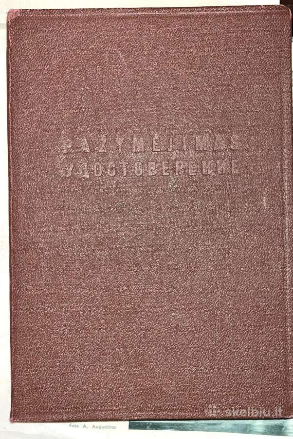 Darbo pažymėjimas