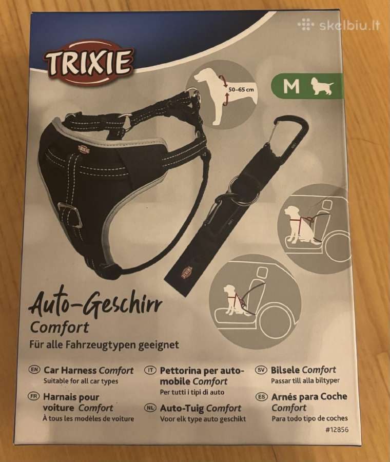 Trixie saugos diržas/petnešos šuniukui