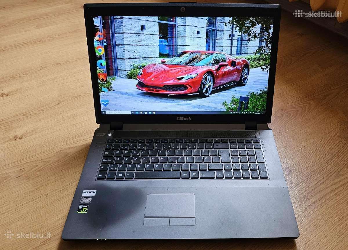 Clevo w370ss i7/16gb/240ssd+500hdd/17.3 Fhd/gtx - Skelbiu.lt