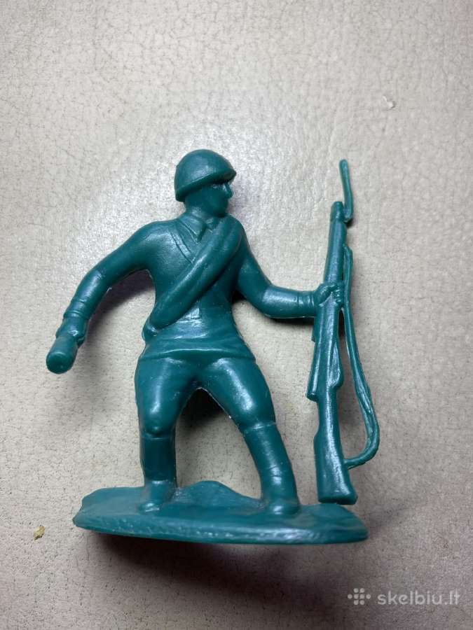 Kareiveliai tarybiniai ww2 plastmasiniai - nuotraukos Nr. 3