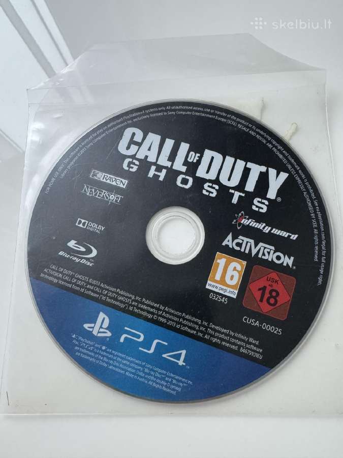 Call of duty: ghosts (Ps4)