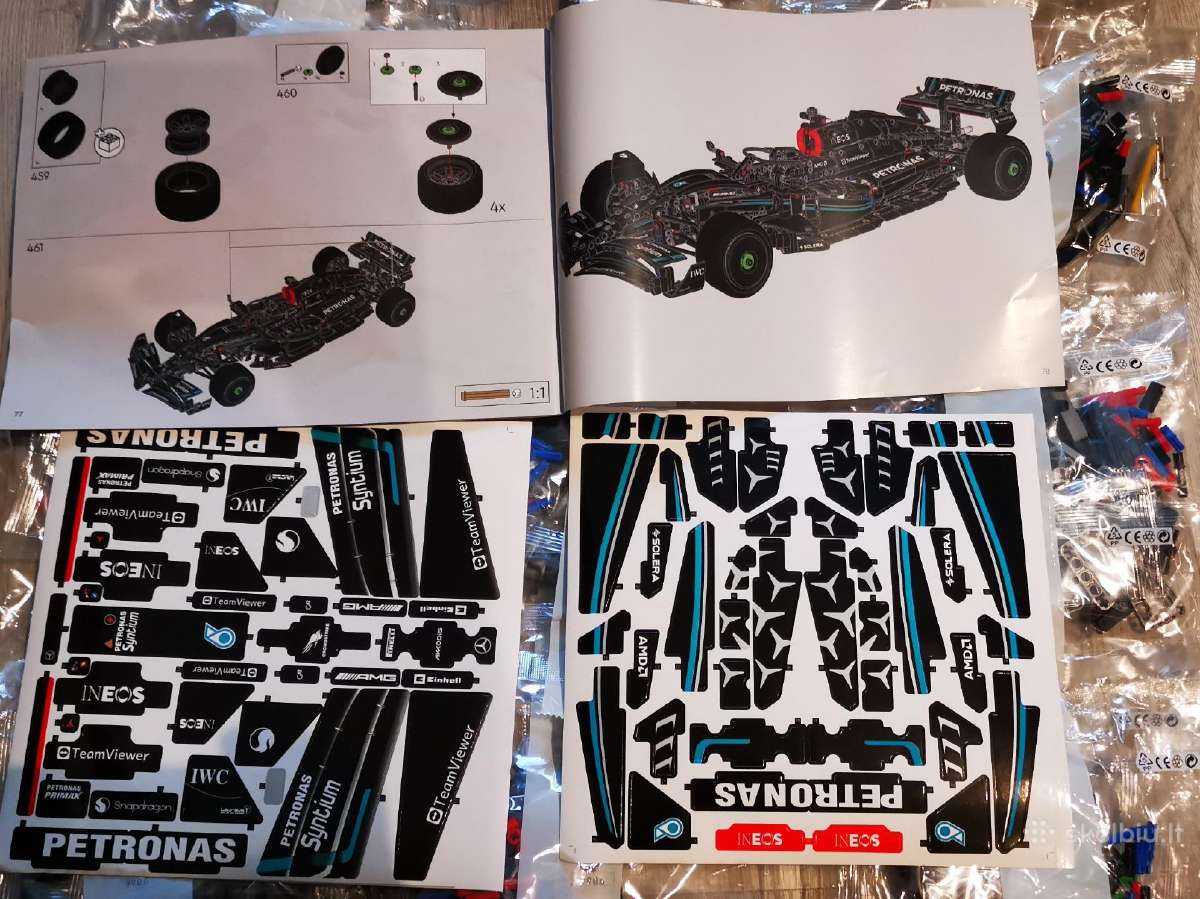 Mercedes-amg F1 W14 Lego technic (42171) ko pija - nuotraukos Nr. 8