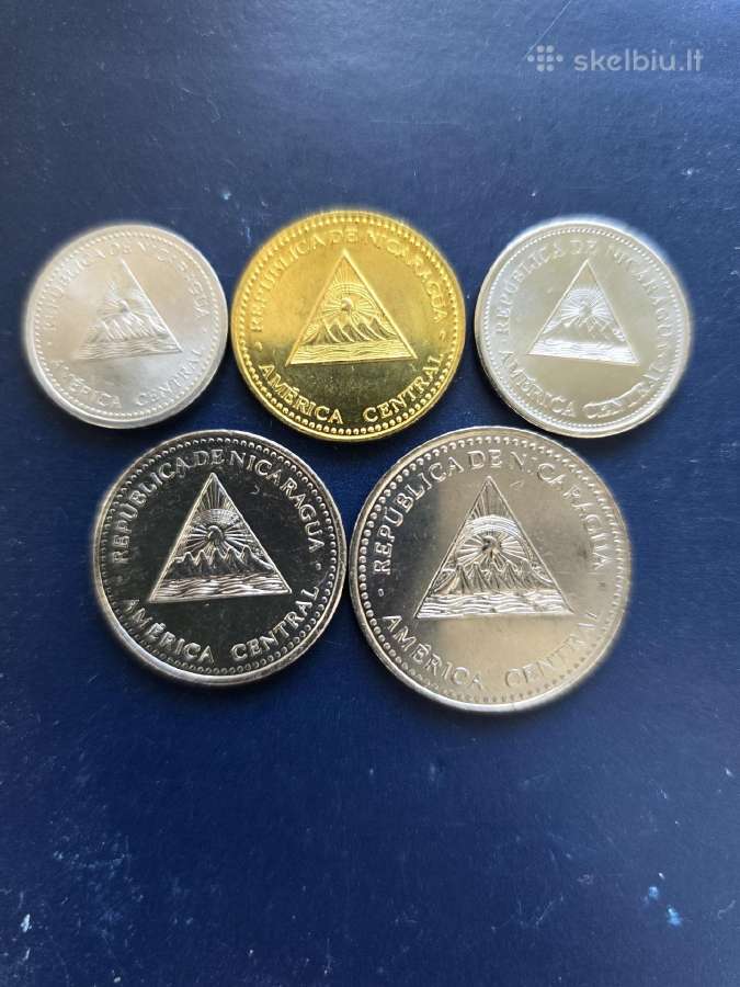 Nikaragva 2007m rinkinukas 10,25,50c 1,5 cord Unc