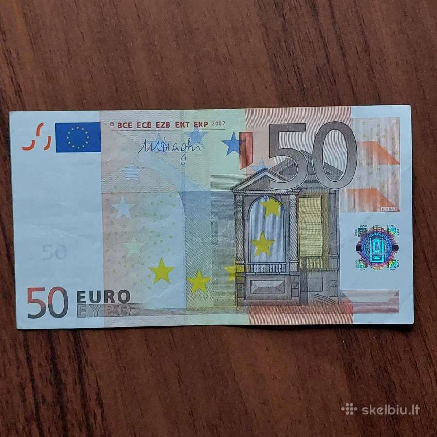 50 Euro 2002 ,P Prefix - Netherlands - nuotraukos Nr. 2