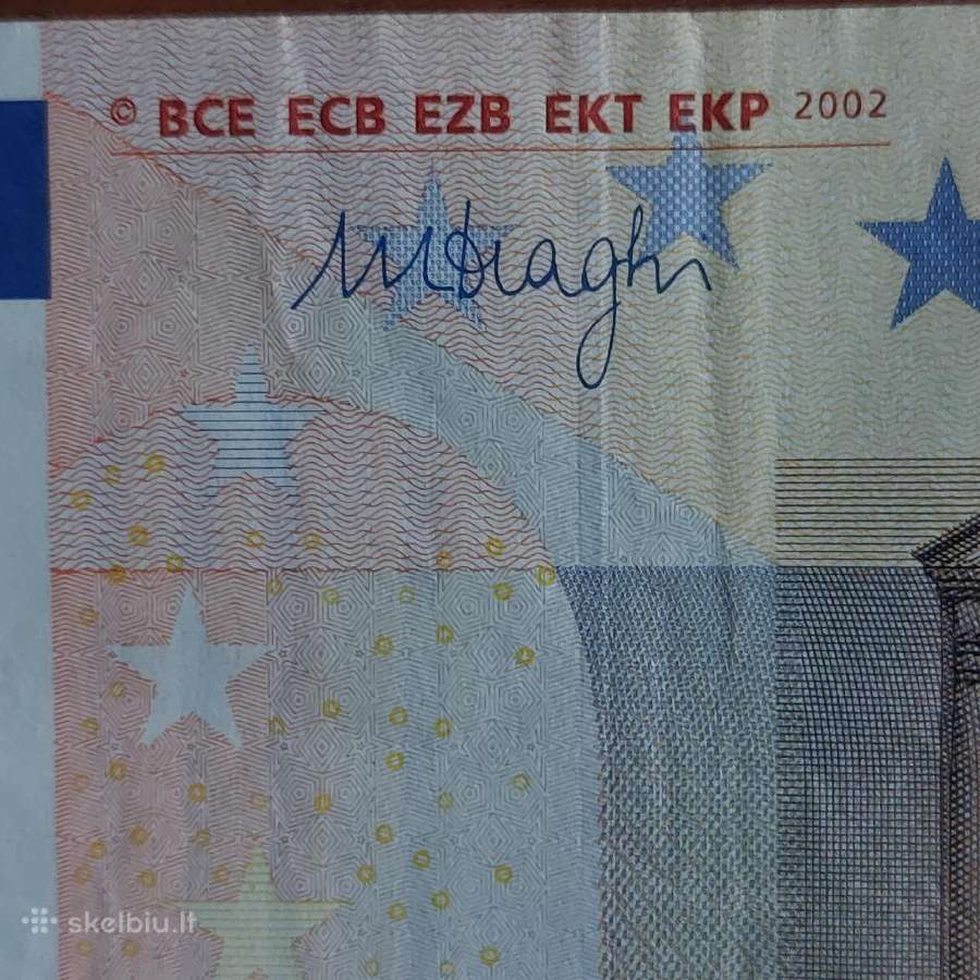 50 Euro 2002 ,P Prefix - Netherlands - nuotraukos Nr. 3