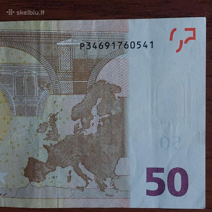 50 Euro 2002 ,P Prefix - Netherlands - nuotraukos Nr. 5