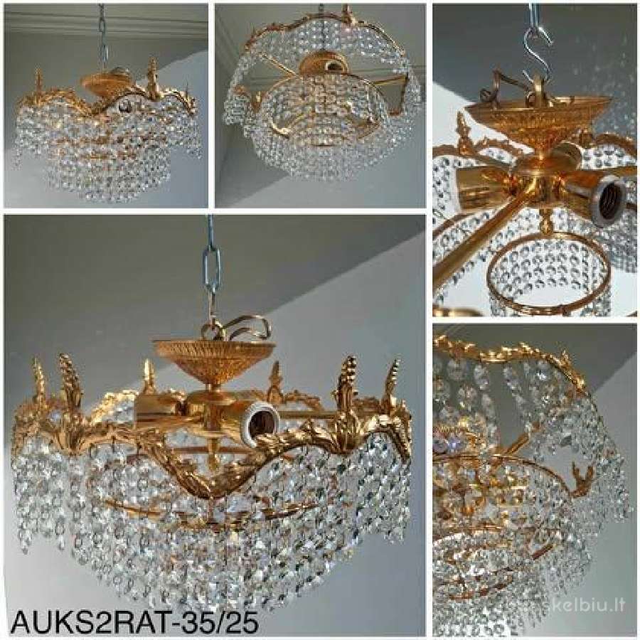 6. Krištolo šviestuvas bronzos šviestuvai A+rat - nuotraukos Nr. 23