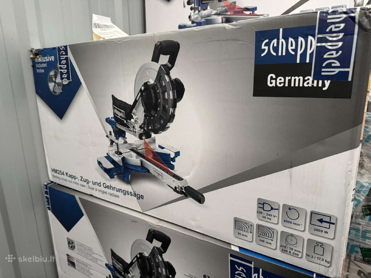 Skersinio pjovimo staklės Scheppach Hm254 - nuotraukos Nr. 6