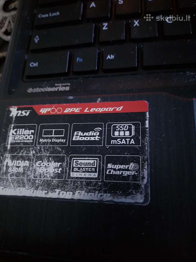 Parduodu laptopa msi i 7 procesorius 16gb ramai - nuotraukos Nr. 7