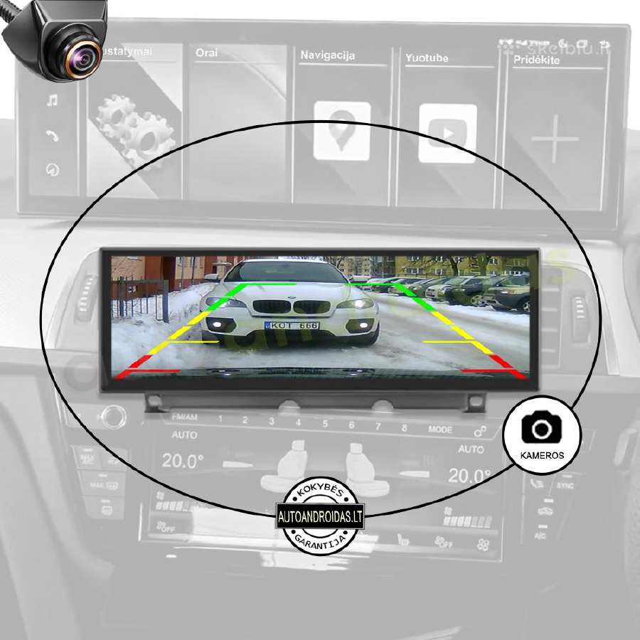 Bmw 3 4 Gt f3x 2014-20 Android multimedia Carplay - nuotraukos Nr. 6
