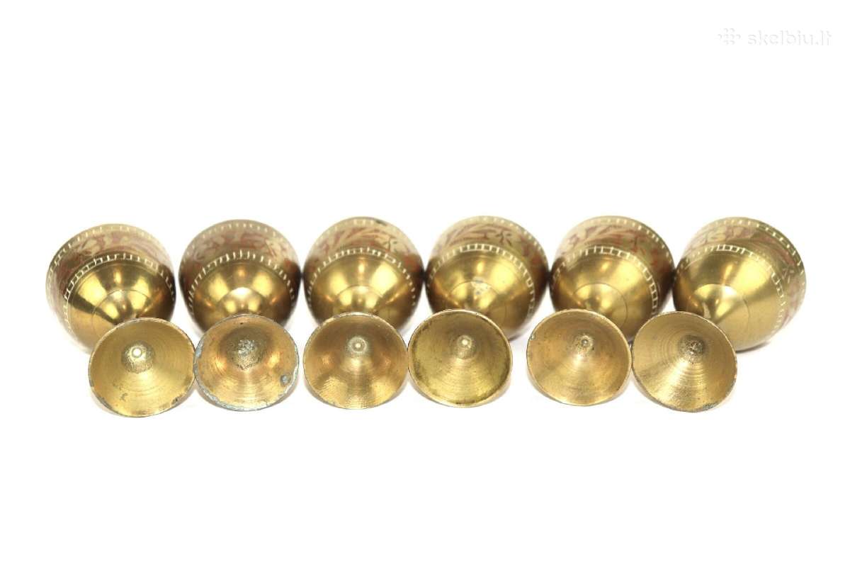 Stikliukai metaliniai svoris 355 gr.6 vienetai - nuotraukos Nr. 6