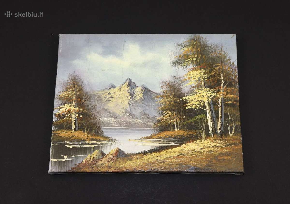 Aliejus drobė 21x26.7 см. kaina 25 eurai