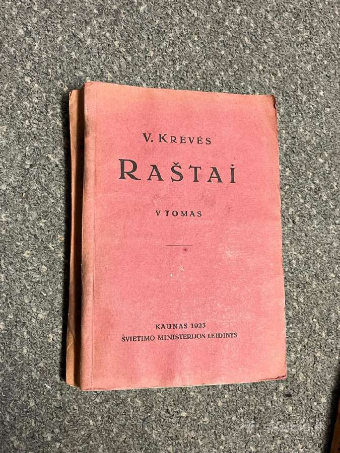 Vaižganto raštai (3-4);, (5-7);, V.krėvės Raštai; - nuotraukos Nr. 16
