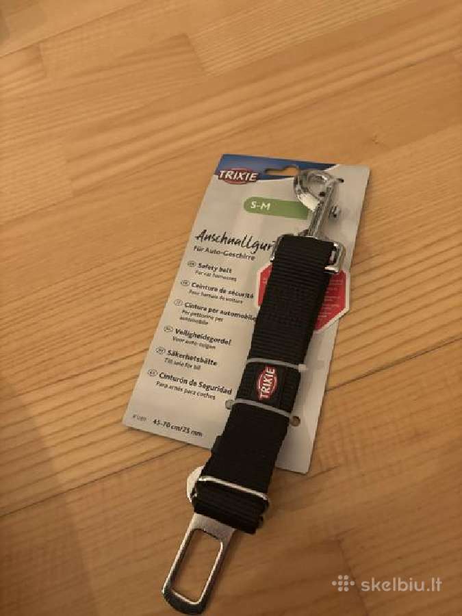 Trixie pavadėlis šuniui automobilyje