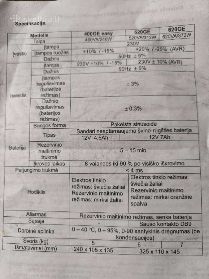 Nauji Ups Orvaldi 400ge 2 vnt. originali pakuotėje - nuotraukos Nr. 8