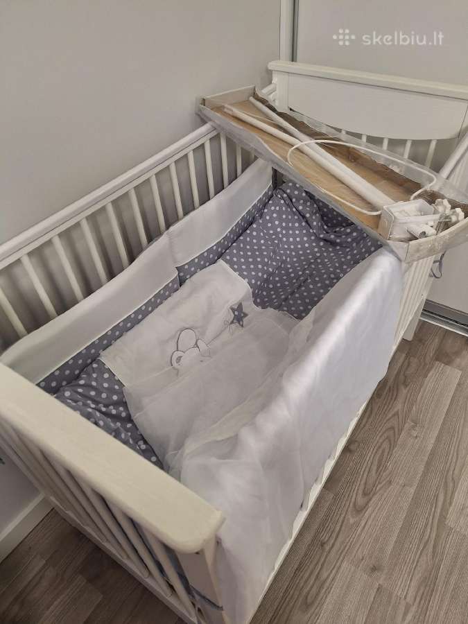 Lovytė Drewex Laura 120x60 su čiužinuku Babymatex - nuotraukos Nr. 5