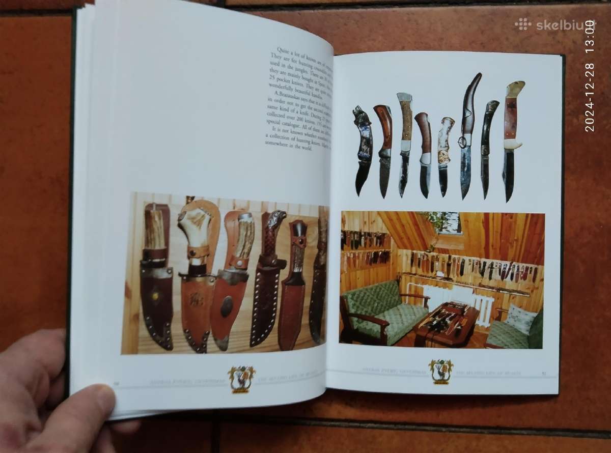 Medžioklės trofėjų ir peilių kolekcija - nuotraukos Nr. 7