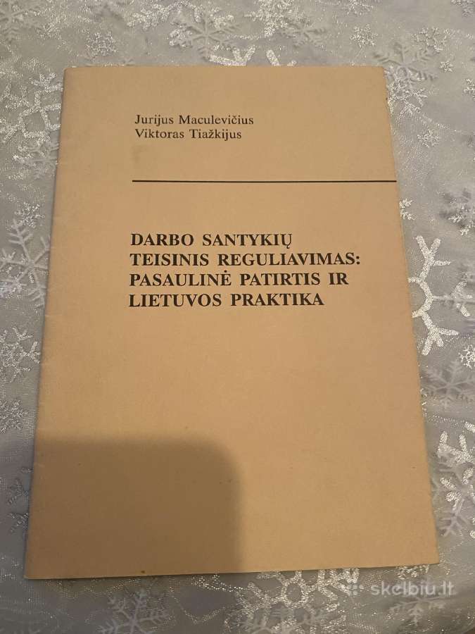 Parduodu brošiūras apie darbo teisinius santykius