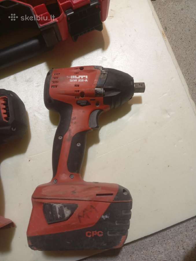 Hilti akumuliatoriniai irankiai,gipso suktuvai - nuotraukos Nr. 5