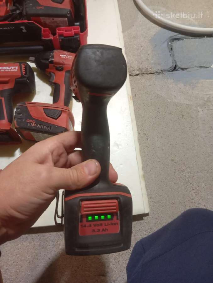 Hilti akumuliatoriniai irankiai,gipso suktuvai - nuotraukos Nr. 7