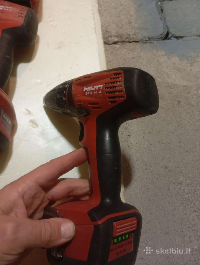 Hilti akumuliatoriniai irankiai,gipso suktuvai - nuotraukos Nr. 8