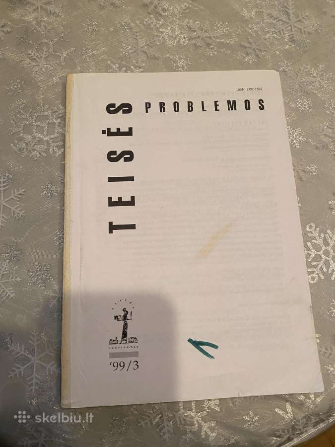 Parduodami žurnalai Teises problemos 1991-2011 m. - nuotraukos Nr. 4